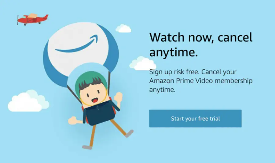 Amazon Prime Video CTA