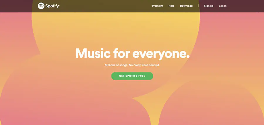 Spotify CTA - GET SPOTIFY FREE