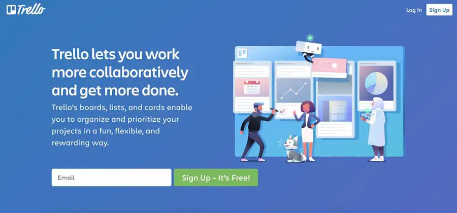 Trello CTA - Sign Up - It’s Free!