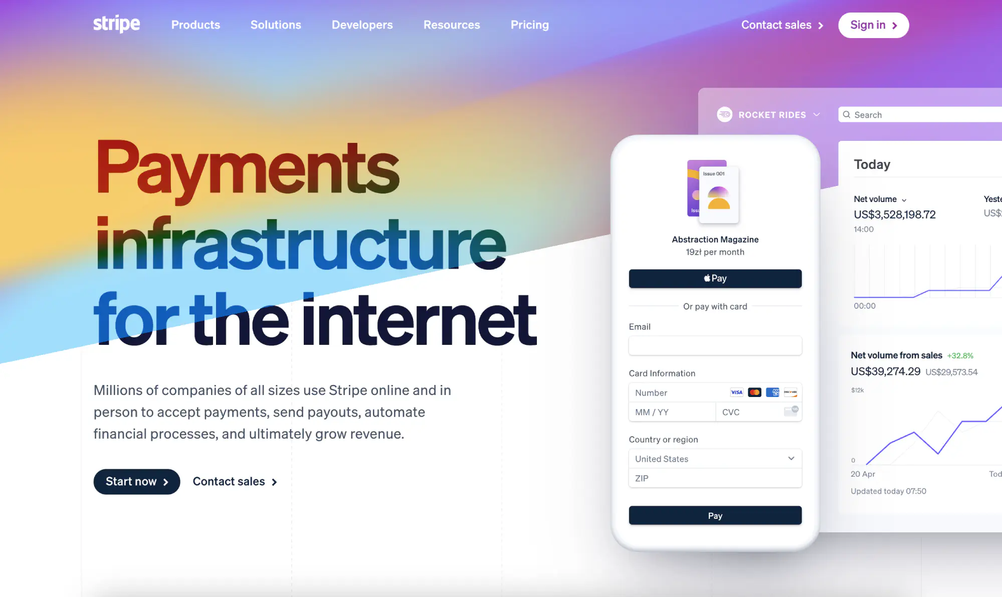 stripe payments infrastructure