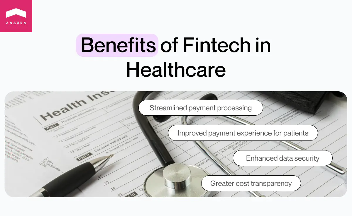 Examples of fintech in healthcare