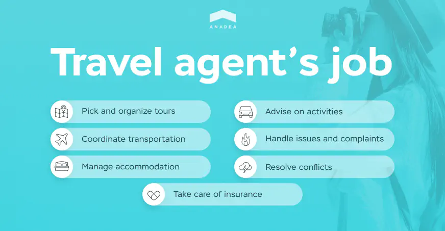 travel agent&rsquo;s work scope