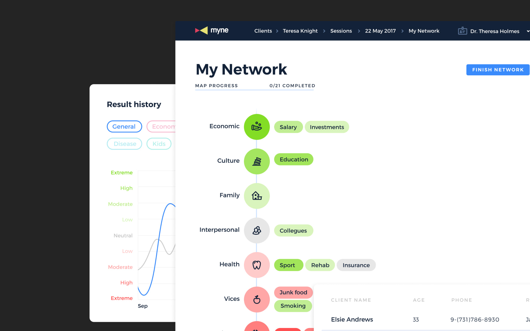 Mental Health Monitoring and Counseling App