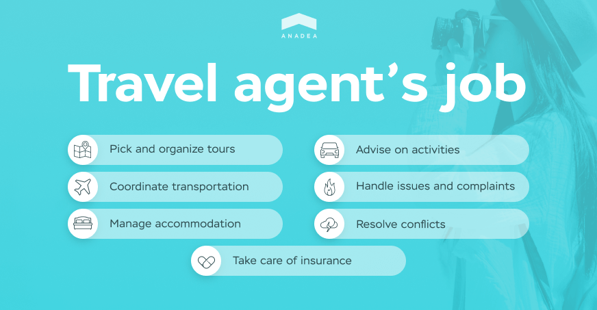 travel agent's work scope