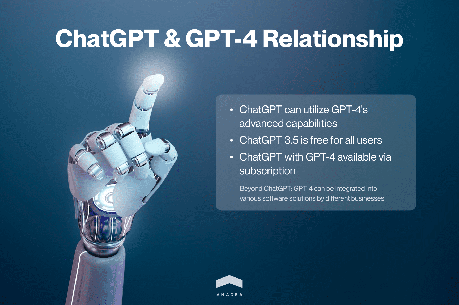 How ChatGPT and GPT-4 are related