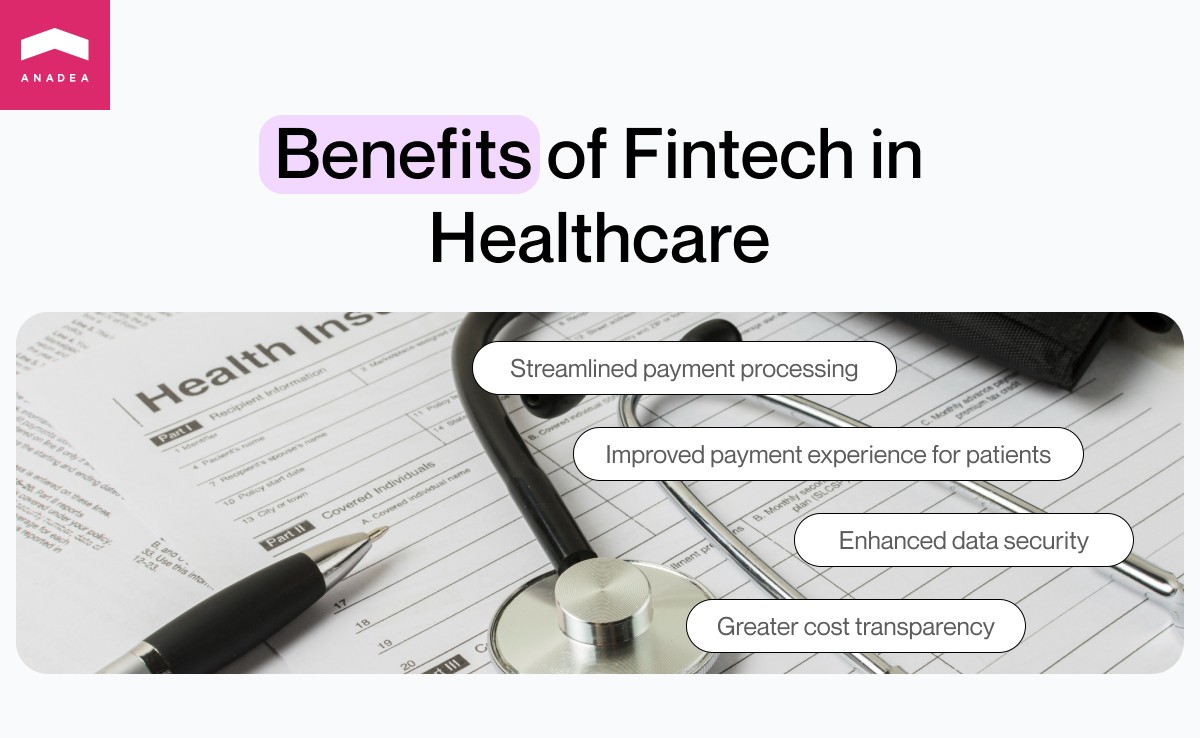 Benefits of fintech in healthcare