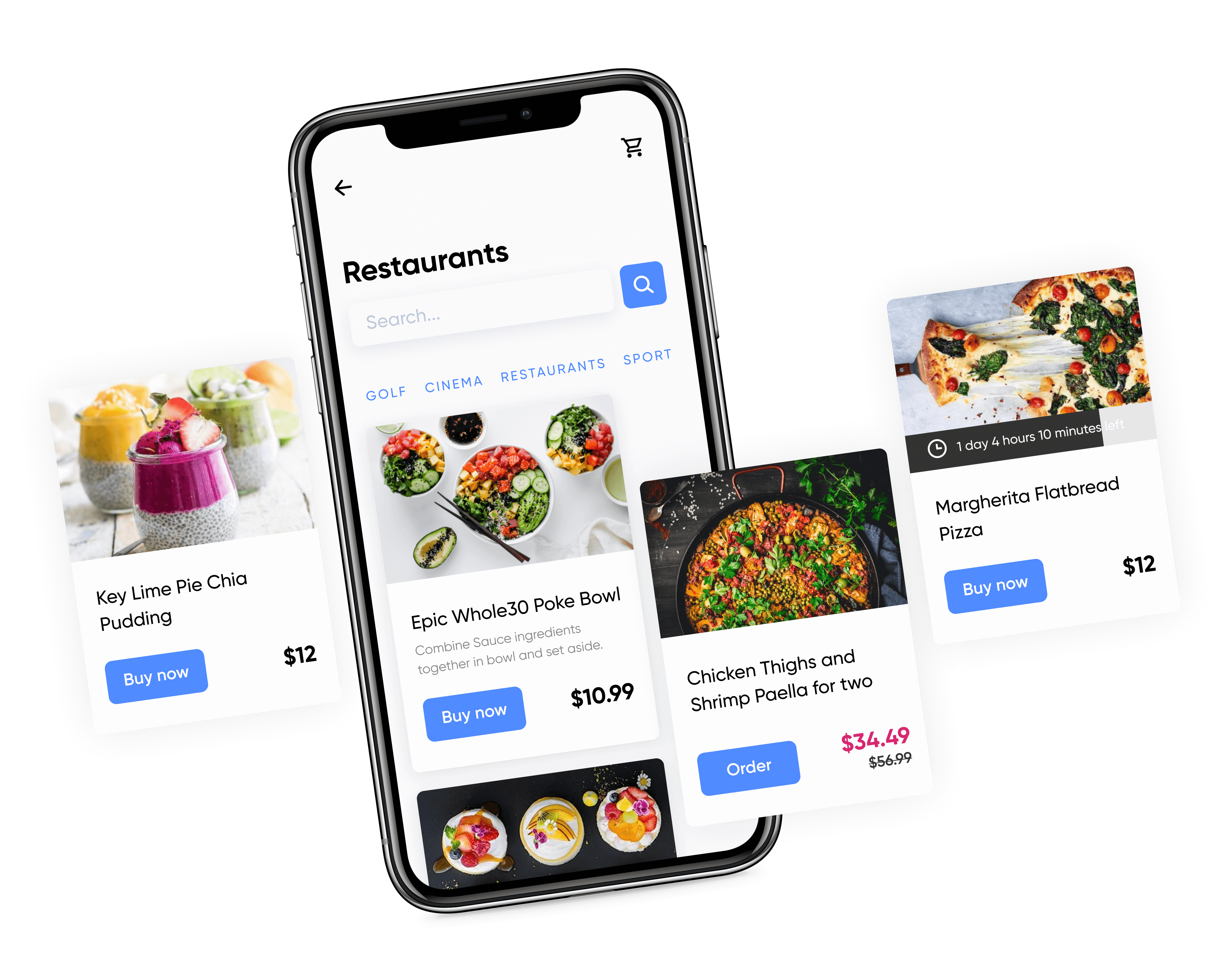 Getsocio restaurants page