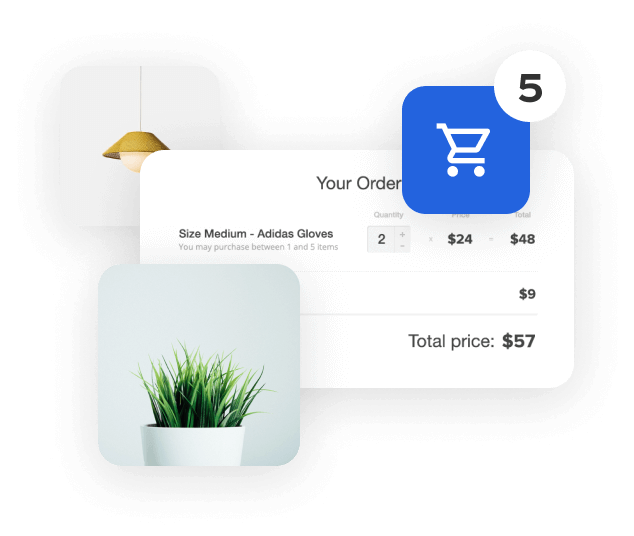 Getsocio' shopping cart