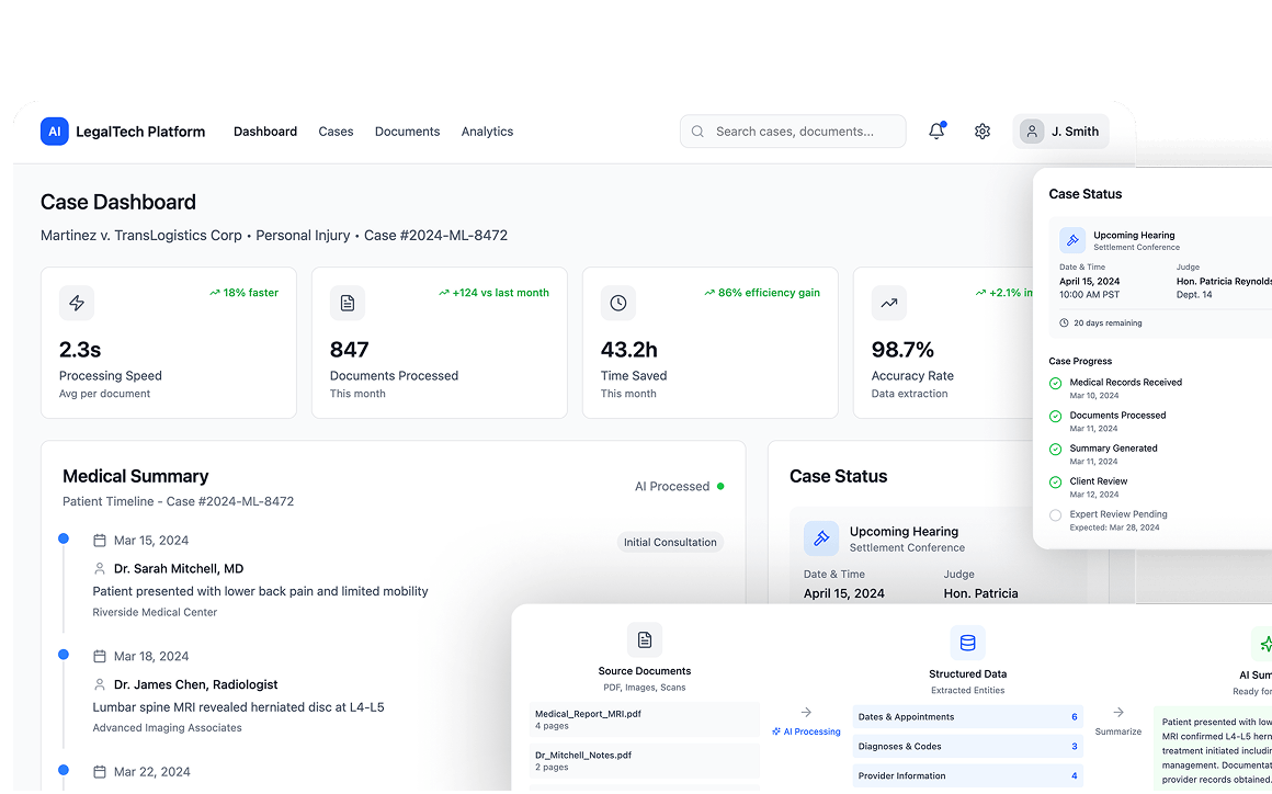 AI-Powered Legal Automation Platform