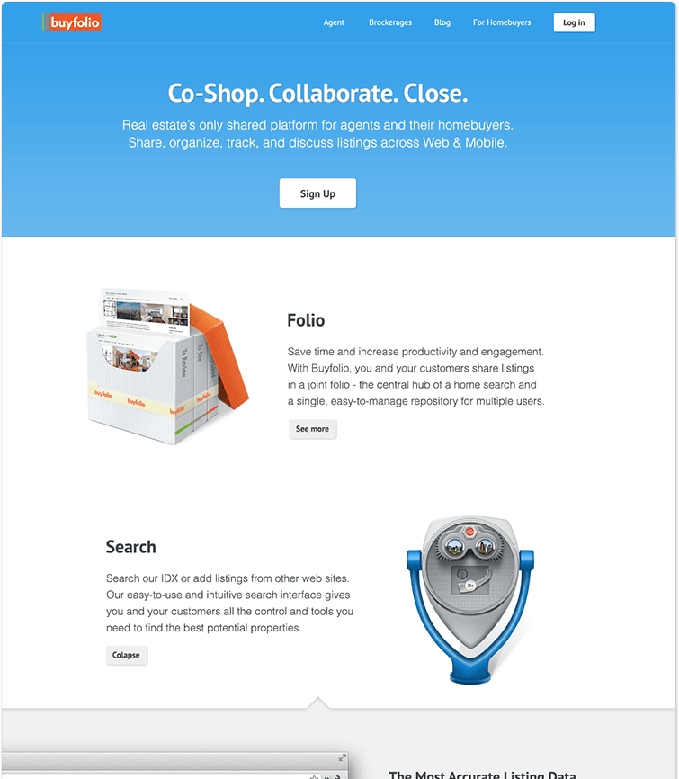 Buyfolio: Home