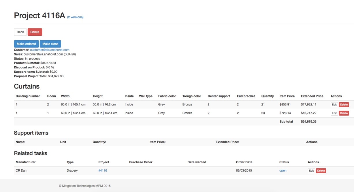 ERP - project page