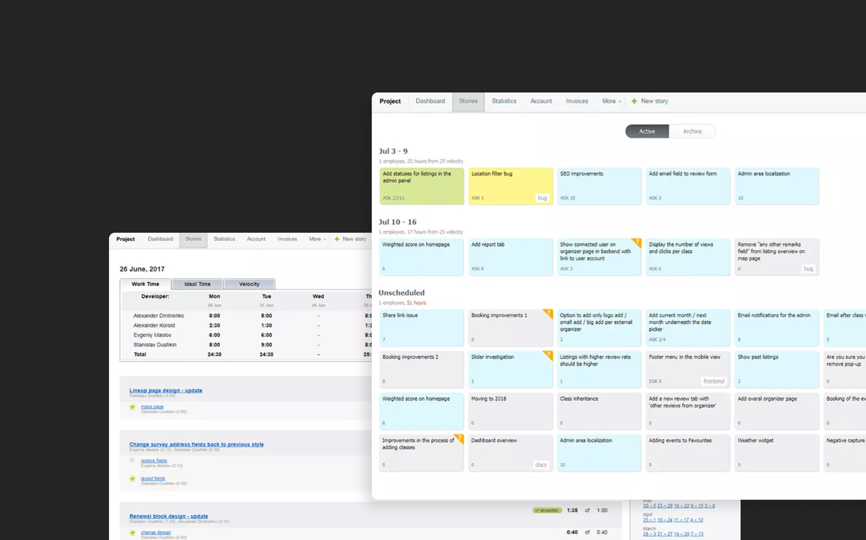 Software Development Tracking Tool